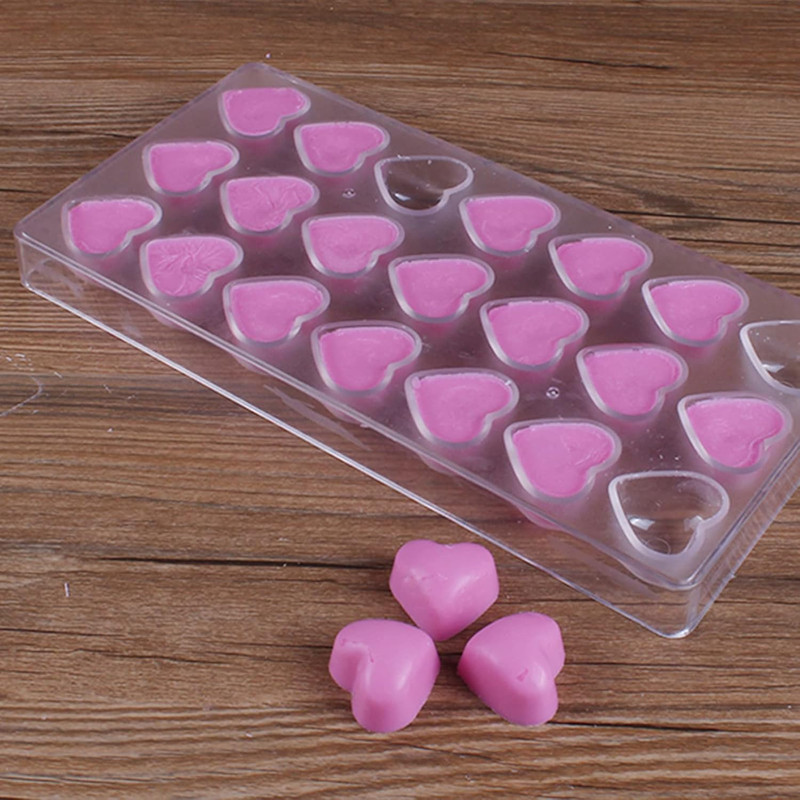 4 Pack 87 Grids Polycarbonate Chocolate Mold, Candy Making Mold, DIY Mold Cookie gallery