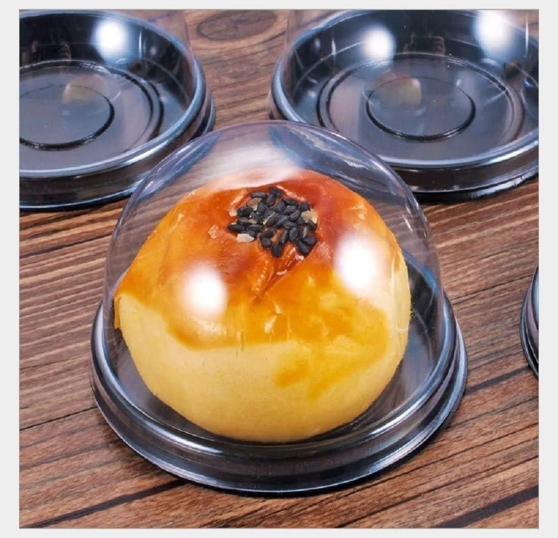 25pcs Clear Plastic Mini Cupcake & Dessert Containers, Dome, Eco-Friendly gallery