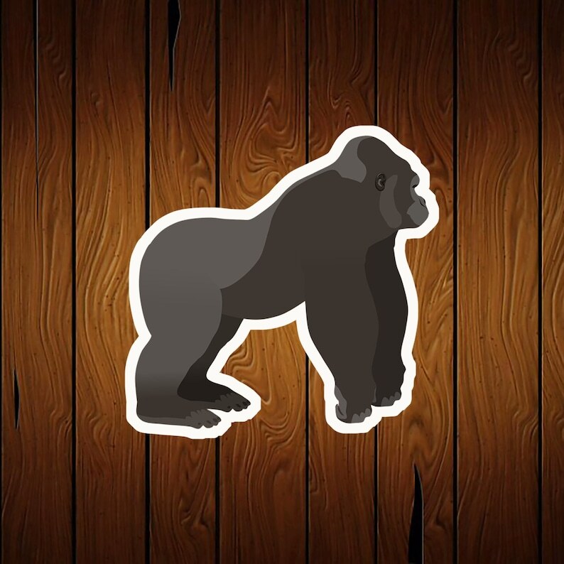 Gorilla Ape Cookie Cutter – 3D Printed Food Safe PLA Plastic