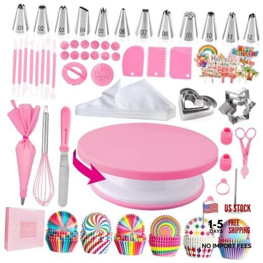 Cake Decorating Kit,Piping Bags and Tips Set,Cake Decorating 255PCS