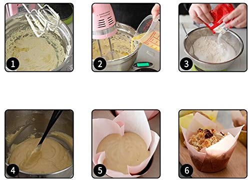 200 PCS Tulip Cupcake Liner Baking Cups Paper Cupcake and Muffin Baking Cups ... gallery