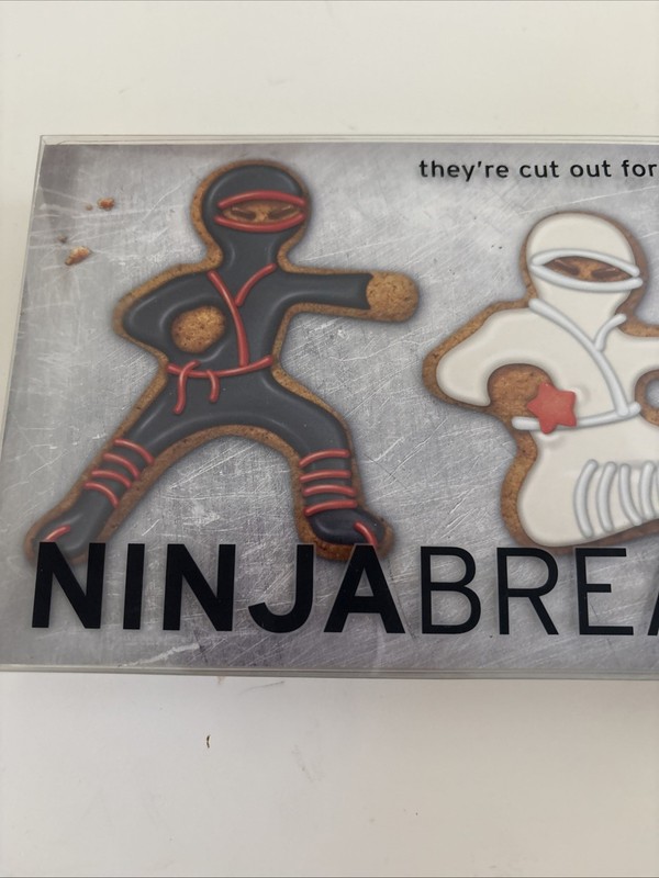 NIB - FRED's NINJABREAD MEN COOKIE CUTTERS ~ Set of 3 gallery