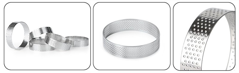 4 Inch English Muffin Rings, Stainless Steel Crumpet Rings, Tart Rings for gallery
