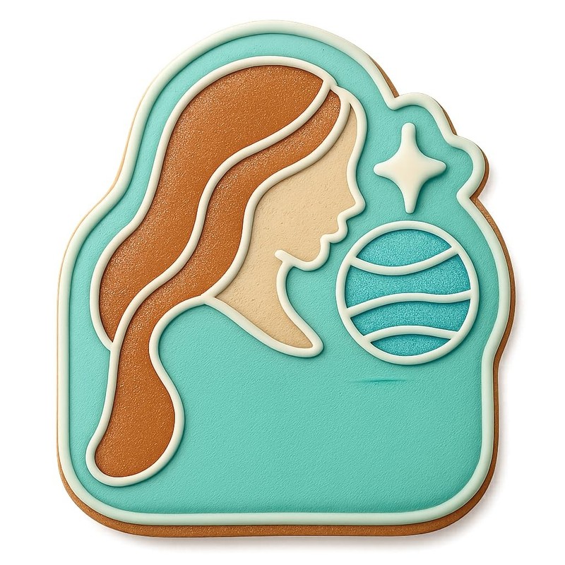 Aurora Jupiter Cookie Cutter & Stamp, Fondant & Clay – 4×3.9