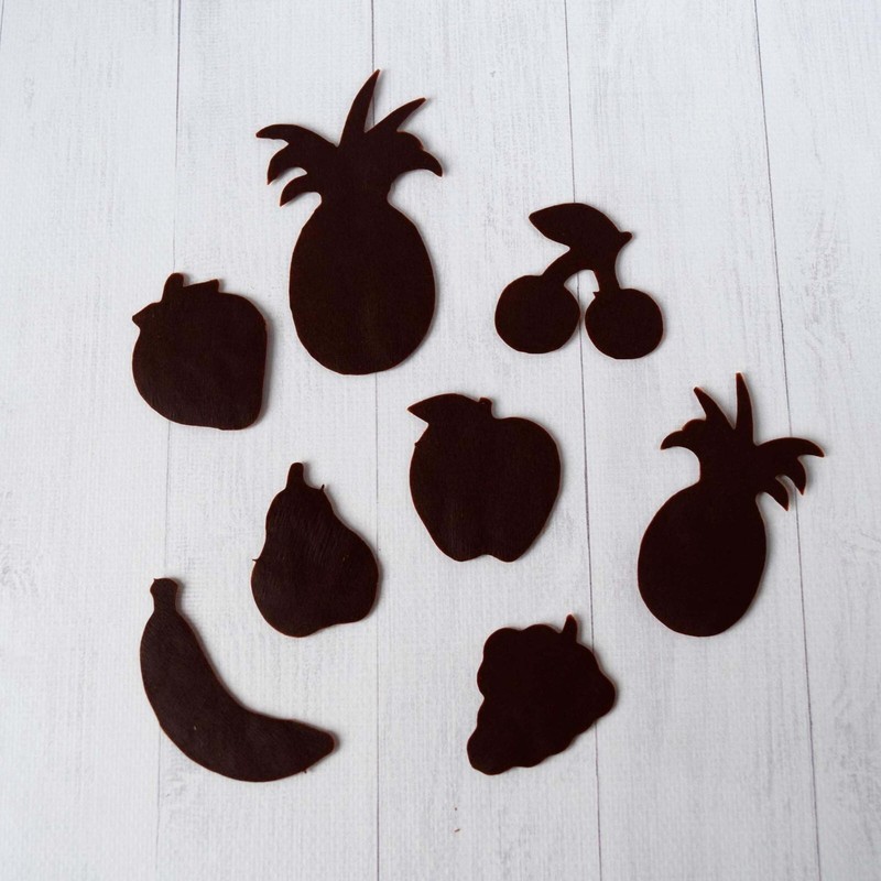 Fruits Chocolate Candy Mold, Plastic Chocolate Stencil gallery