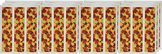Lucks Designer Prints, Shimmer Leaves, 2-1/4 X 10 Inch, 36 Count