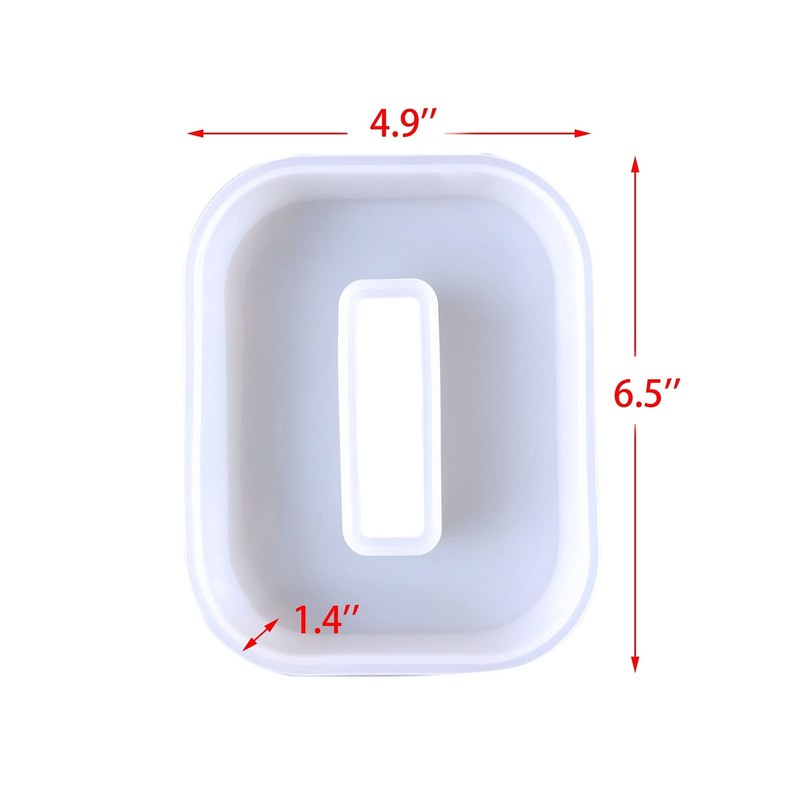 ESEDAGE 6 inch 26 Pack English Letter Mold Alphabet Mold Silicone Letter Mold... gallery