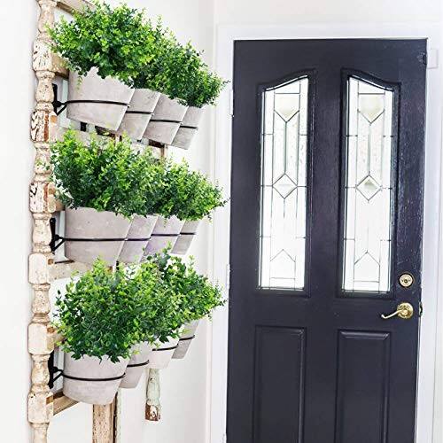 10 Pack Artificial Boxwood Stems for Outdoors Unfading in The Sun Boxwood-10 gallery