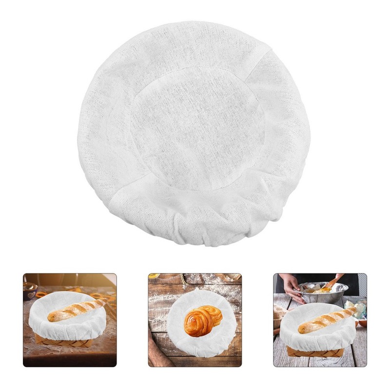 4 Pcs Bread Dough Cloth Cover for Sourdough Basket Liners Serving