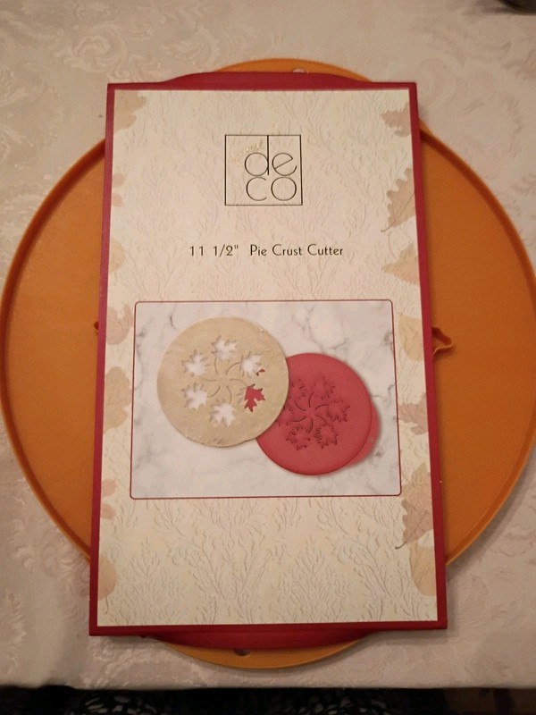 New Fall Patterned Pie Crust Cutter