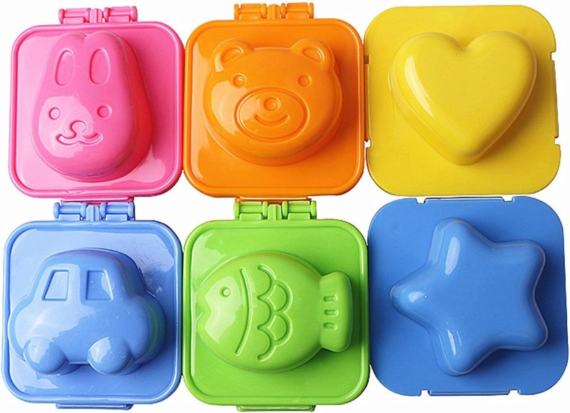 Ogrmar Egg Mold 6 PCS, Cartoon Cute Boil Egg Shape