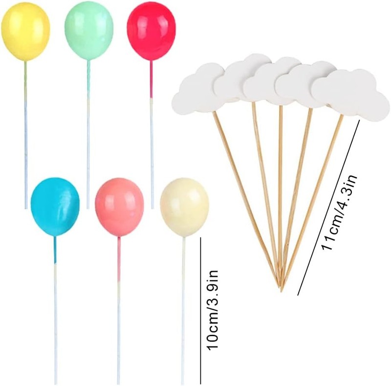 15pcs Cake Topper Birthday Set Happy Birthday Banner Handmade Cupcake Topper gallery