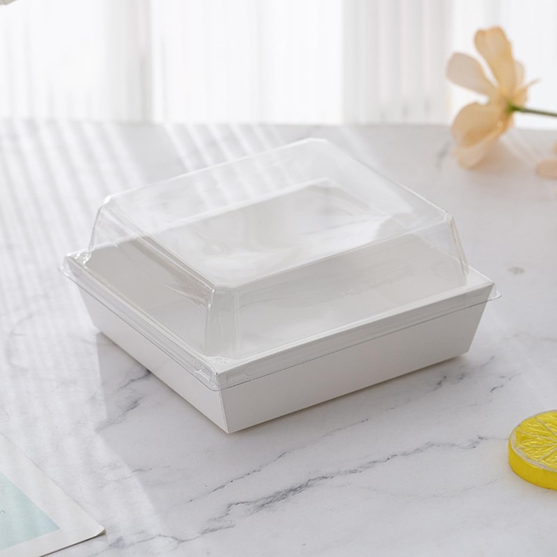100 Pack Charcuterie Boxes with Clear Lids Disposable Bakery Dessert Containers gallery