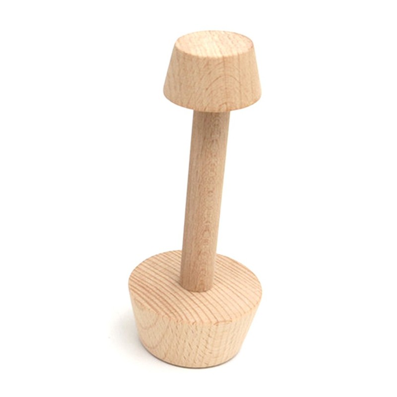 Double Side Egg Tarts Tamper Wood Pusher Baking Mold For DIY Kitchen Tool New