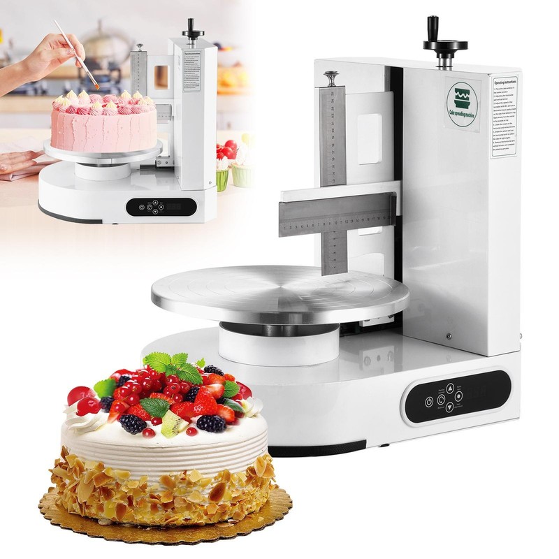 Cake Decorating Machine Cake Frosting Spreading for 4" to 12" Cake Sliver gallery