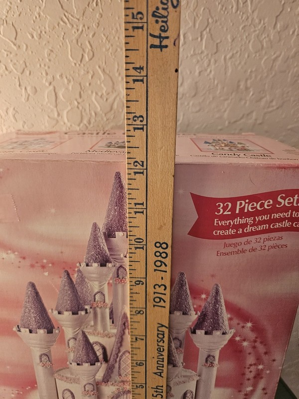 New/Old Stock 2008 Wilton Romantic Castle Cake Set, 32 Piece-In Box gallery