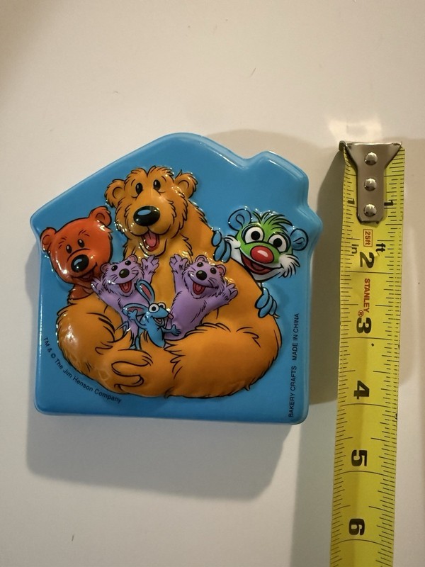 24 Vintage Bakery Crafts Pop Tops / Bear & The Big Blue House Cake Toppers