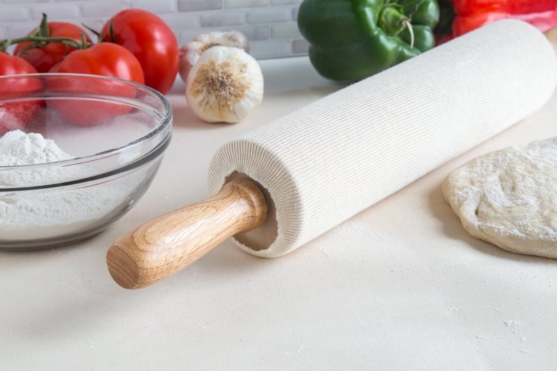 Versatile 100% Cotton Rolling Pin Covers Set of 2 - Perfect for All Dough Types gallery
