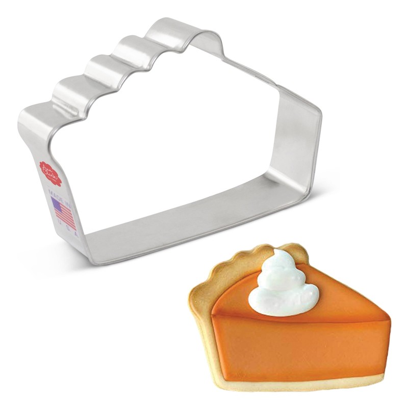 Ann Clark Pie Slice Cookie Cutter, Large 4-1/2” Made in USA gallery