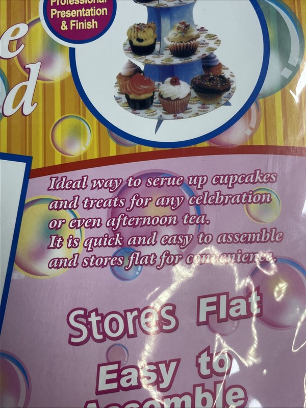 3 Tier Cupcake Stand Wire for Birthday Party Easter Holiday Display Holds 1 3 gallery