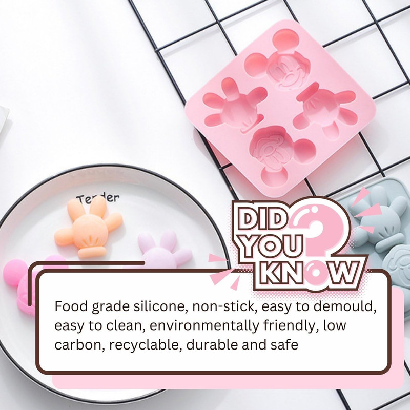 Mouse Silicone Cake Mold Ice Cream Mold Candy Tray Suitable for Mousse, Cake Dec gallery