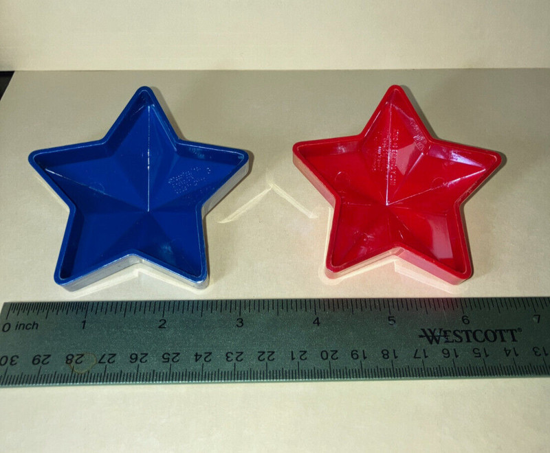 Cake Toppers - Lot of 2 "4th Of July" Patriotic SC#4278 gallery