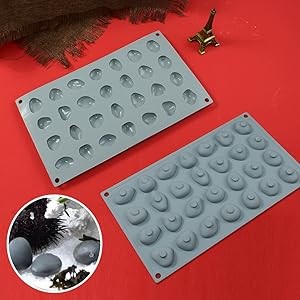 Silicone Molds Stone Shape, Non-Stick Food Grade Silicone Molds for Chocolate, gallery