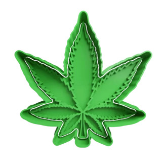 Cannabis Leaf Leaves Cookie Cutter Fondant Biscuit Baking Tool
