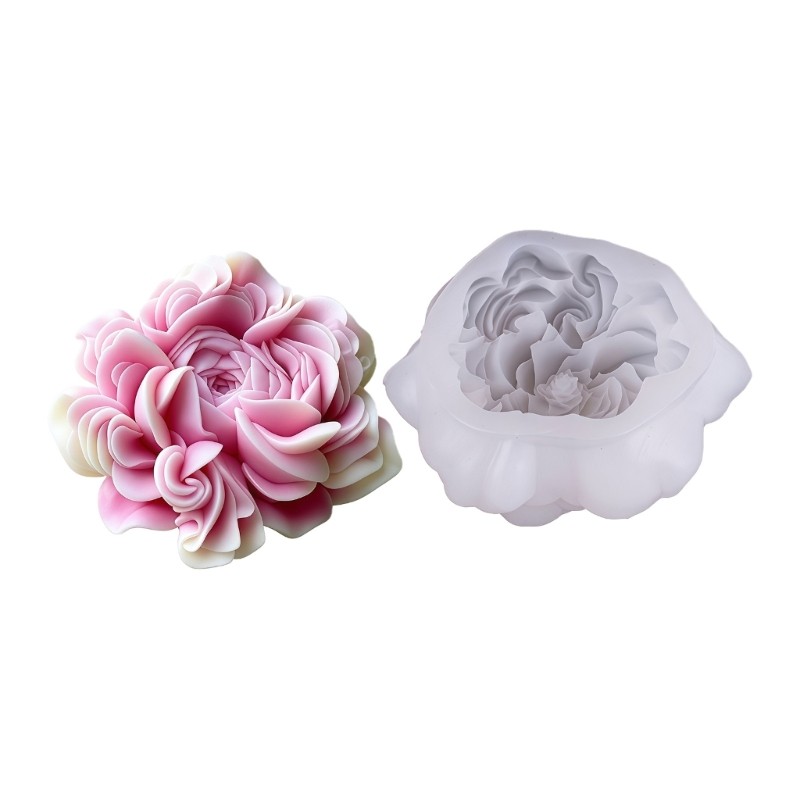 Flower Silicone Mold Cake Chocolate Mold Handmade Soap Mold Flower Fondant Mold gallery