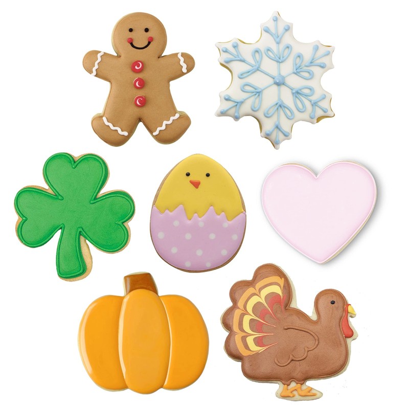 Ann Clark Every Season 7-Pc Set (Gingerbread Man, Turkey, Pumpkin, Shamrock, ... gallery