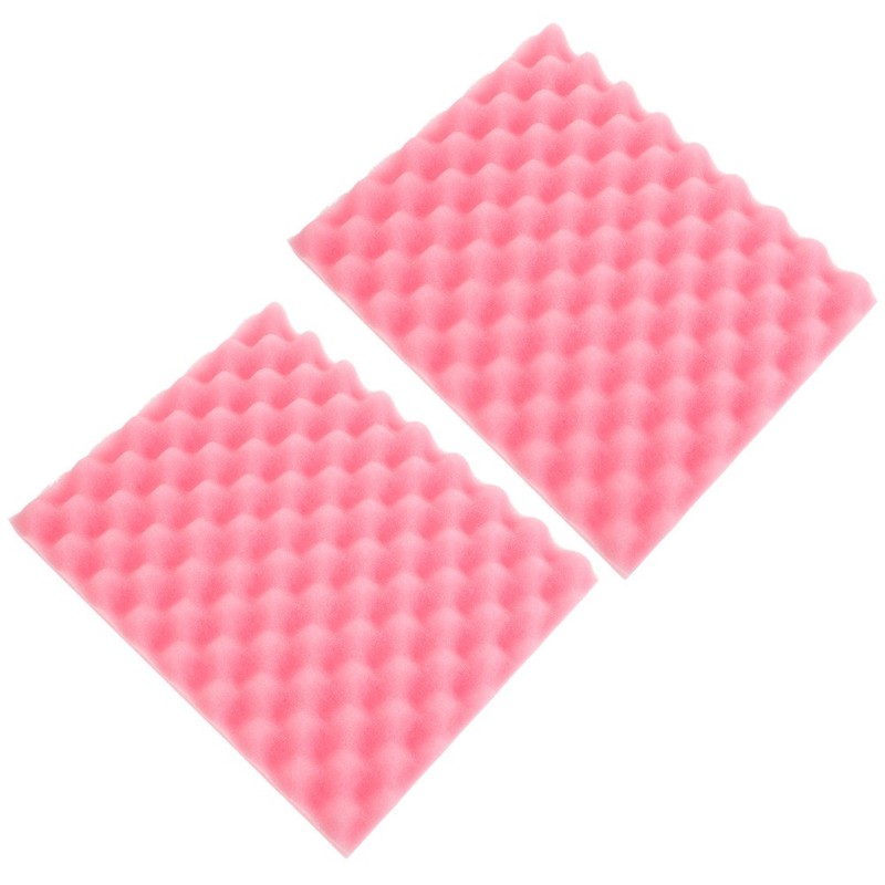 2Pcs Pink Cake Flower Sponge Mat Non Stick Flexible Fondant Pad for Baking gallery