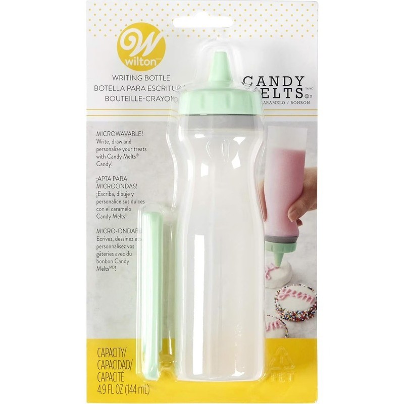 Silicone Squeeze Icing Drizzle Bottle for Chocolates & Candy Melts for Baking