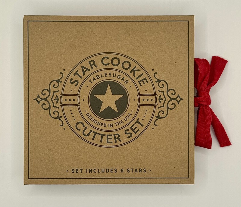 Beautiful Star Cookie Cutter Book Box Features Stainless Steel