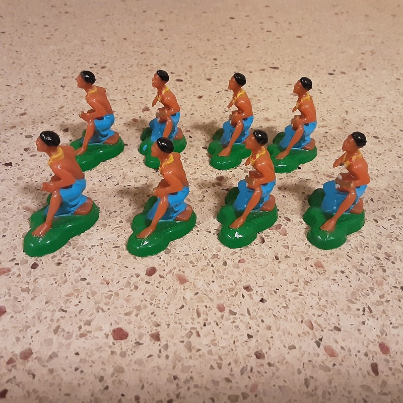 Vintage Hula & Luau Hawaiian Guiter Figural Hawaii Cake Toppers - 15 Pieces gallery