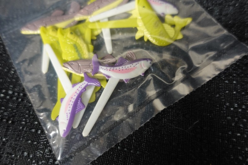 Bakery Crafts Fish cupcake picks, 12 ct / NEW / Trout / Bass gallery