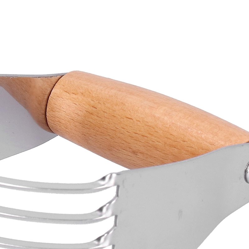 Dough Blender, Stainless Steel Pastry Cutter Heavy Duty Dough Cutter with Bla... gallery