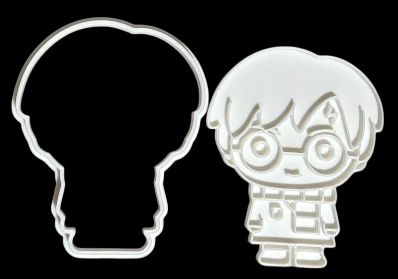 3D Printed Cookie Cutter – 3.5″ Harry – #1046