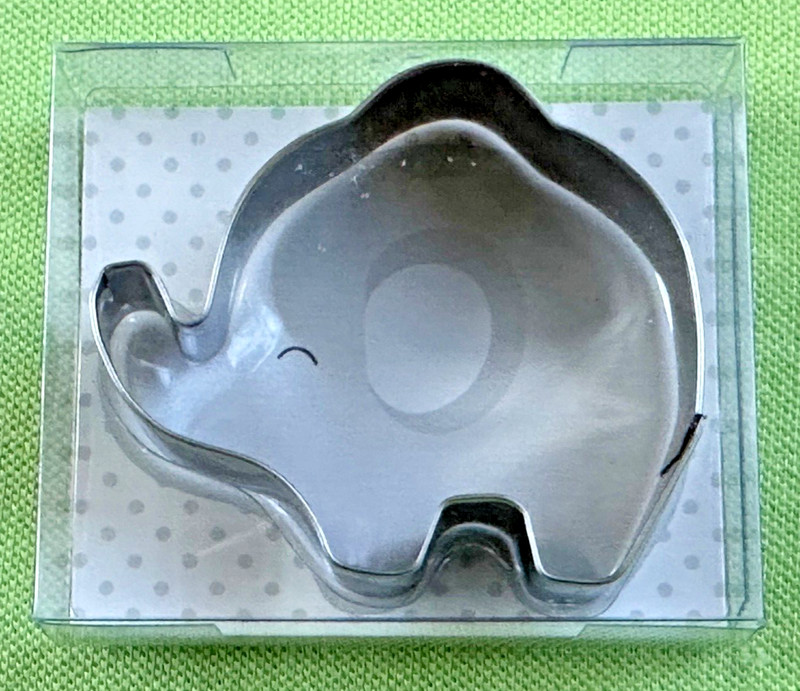 KATE ASPEN ELEPHANT COOKIE CUTTER:NIB “LITTLE PEANUT” BABY ELEPHANT