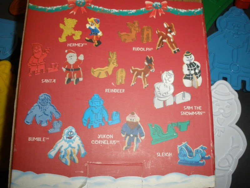 Never Used but Opened Rudolph Red Nosed Reindeer Stand up Cookie Cutters (SU35) gallery