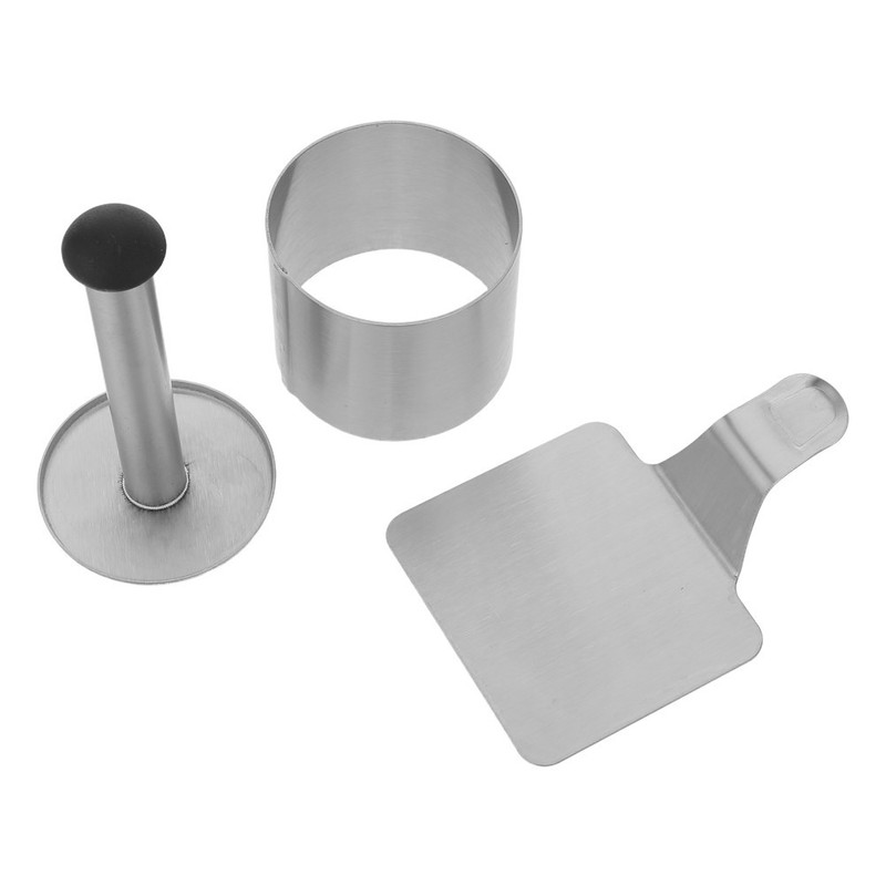 1 Set Stainless Steel Cake Ring Mold - Reusable Nonstick Baking Pastry Form gallery