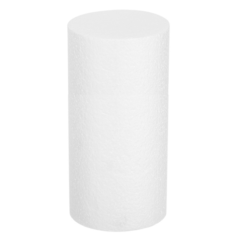 Round Foam Cake Dummy, 4″x 8″ White Fake Cake Circles Dummies