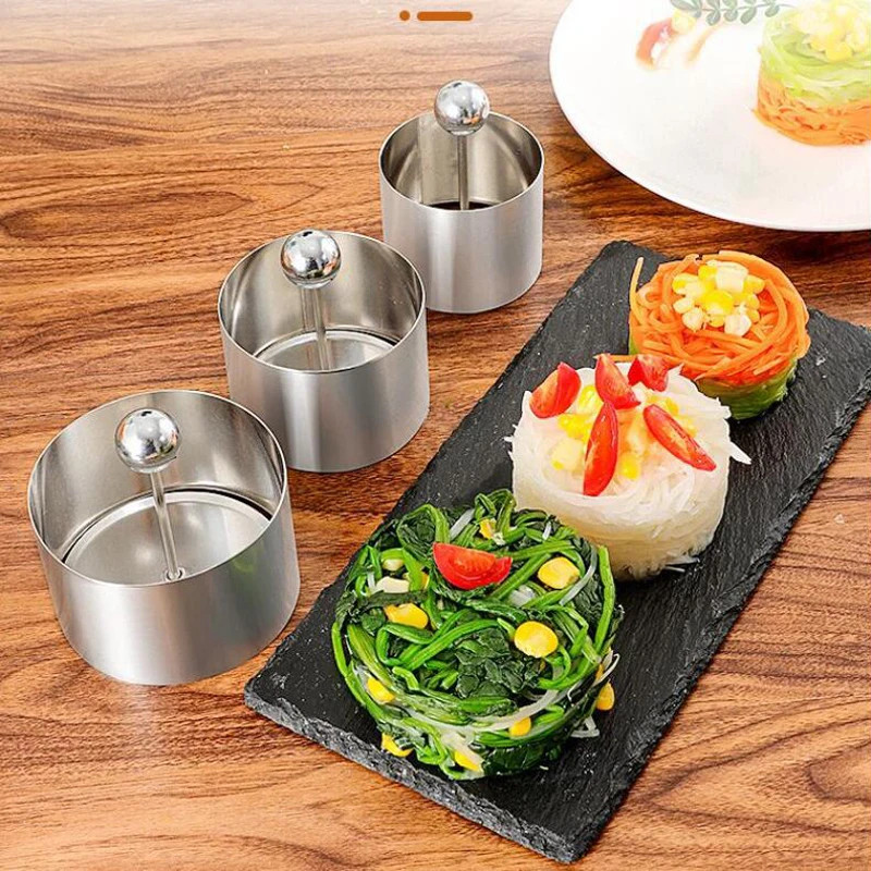 Round Stainless Steel Cake Mousse Ring with Lid Cake Decoration Tool Pastry Cake gallery