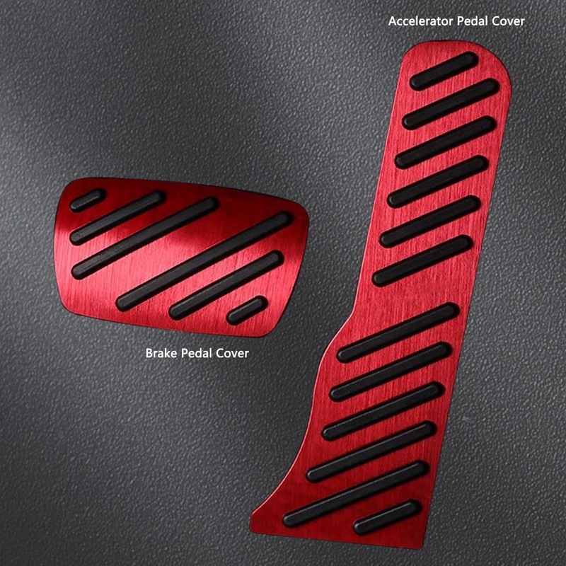 Aluminum Alloy Gas Brake Pedal Cover for Chevy Camaro 2016 2017 2018 2019 202... gallery