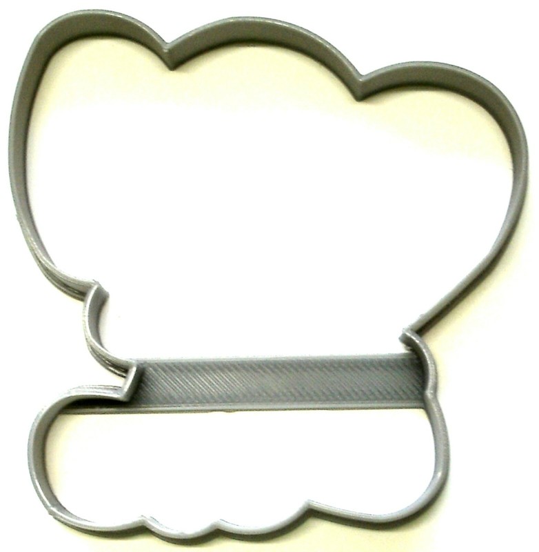 BABY ELEPHANT OUTLINE CALF GENTLE GIANT ANIMAL ZOO COOKIE CUTTER USA PR2557