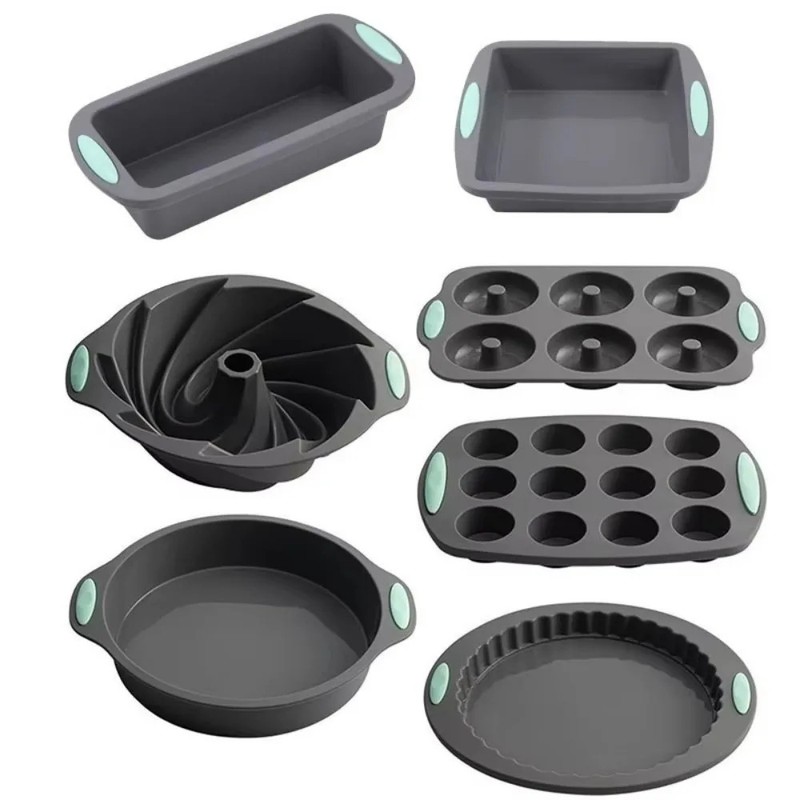 Verve & Vessel™ Silicone Bundt Cake Mold - 3D Spiral Non-Stick Baking Pan gallery
