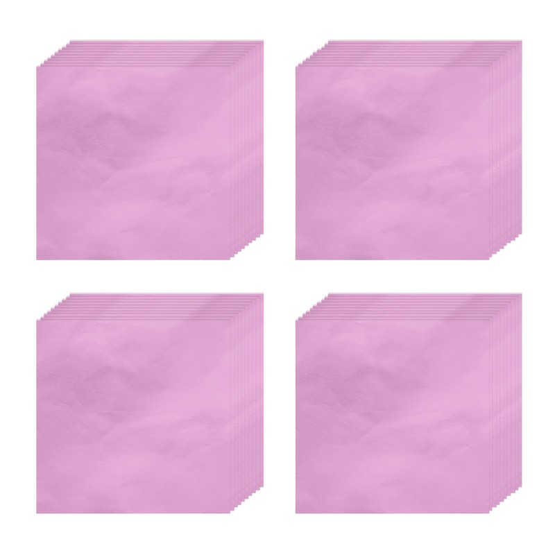 300pcs Candy Foil Wrappers,4″x4″ Chocolate Bar Wrapper(Light Pink,Glossy Finish)