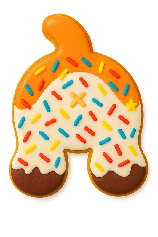 Puppy Dog Butt Hole cookie cutter 3.75x3" gallery