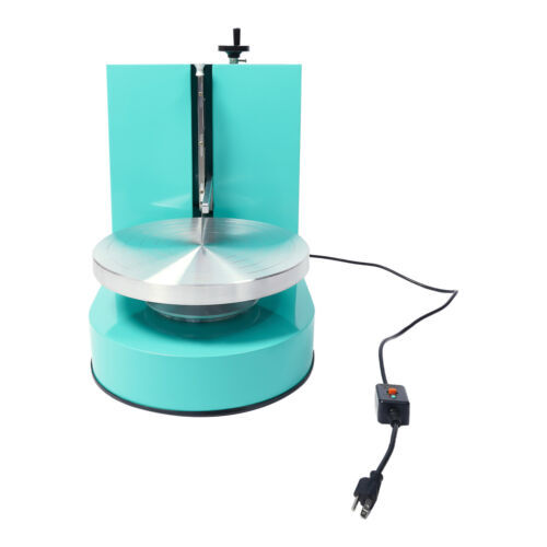 Birthday Cake Cream Smooth Coating Decoration Spreading Machine 60-320rpm Green gallery