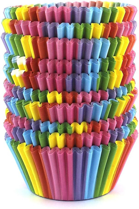 Baking Cups Cupcake Liners, Standard Sized, 300 Count (Rainbow) gallery