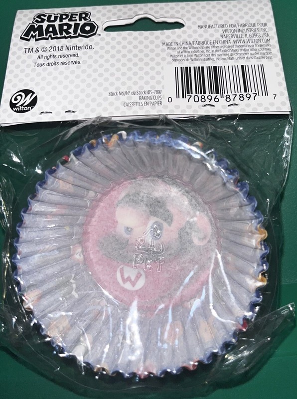 Super Mario baking cups gallery